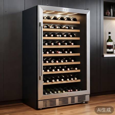 红酒柜大容量，布局合理，轻松容