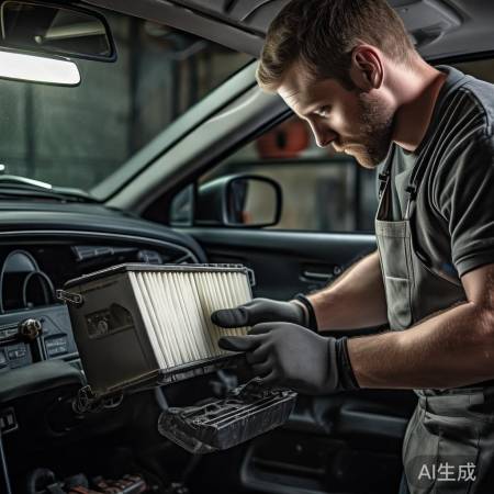 车辆熄火，空调关闭，车灯亮，易