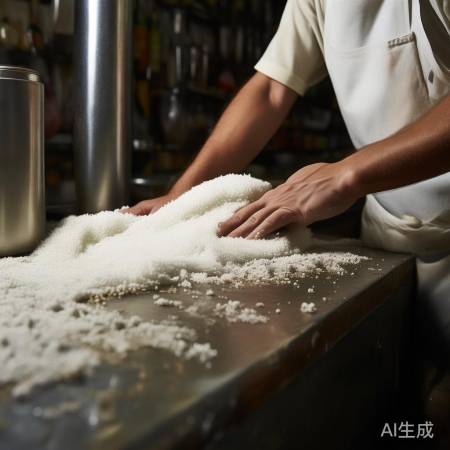 烟道纸巾贴法：紧贴边缘，分次覆