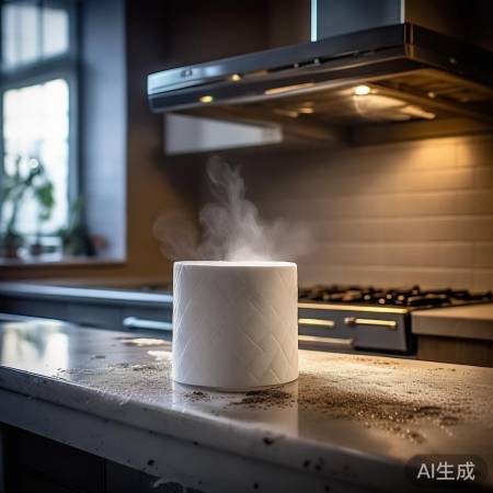 抽油烟机吸油，纸巾变黑达标。