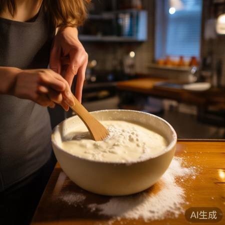 制作新布丁，牛奶鸡蛋糖吉利丁。