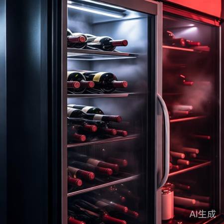 红酒柜湿度调节：1215度，水