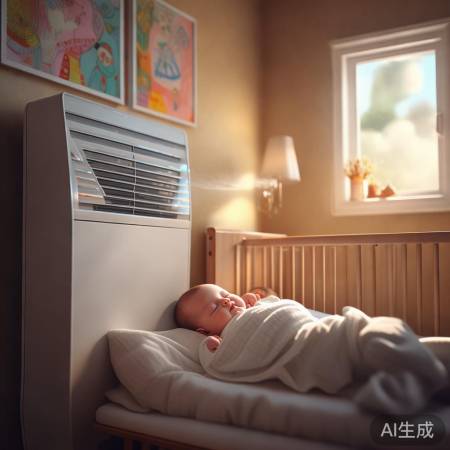 空调调墙吹，宝宝不吹直。
