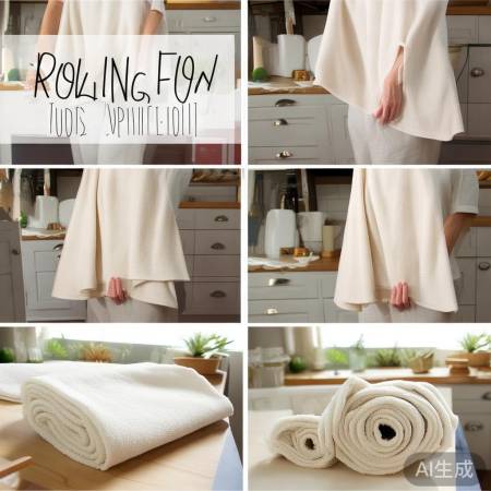 卷筒折叠毛巾教程
