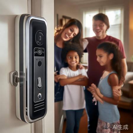 “高品质指纹锁，安全便捷生活新