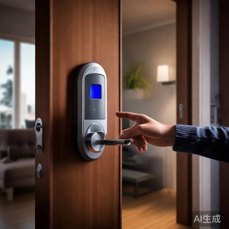 指纹锁安全，多重解锁保障。