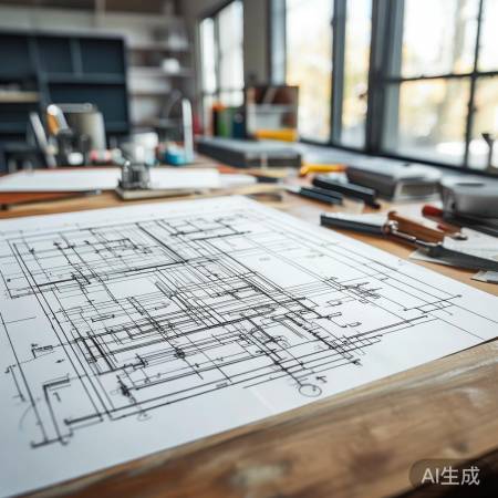 中央空调管道设计图，详尽标注走