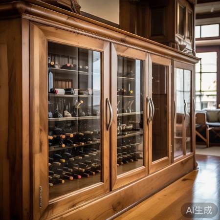 梅州红酒柜选材关键，实木、玻璃