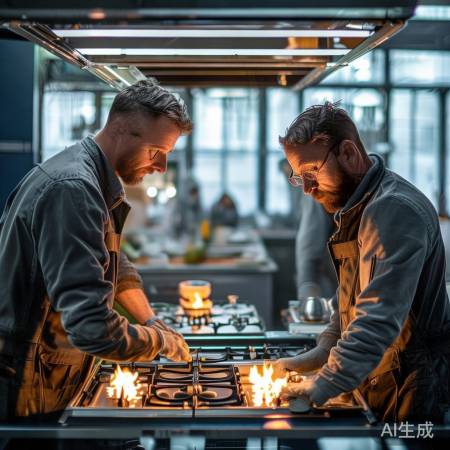 集成灶调试，确保功能正常