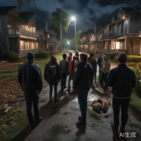 小区惊现恶行，警方调查狗狗惨案