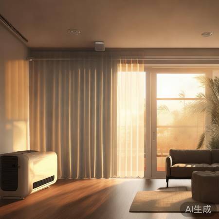 智能家居联动空调，智能窗帘避阳