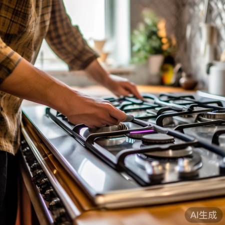 燃气灶使用前检查，清洁保养，点