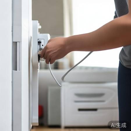 连接电源，安全安装空调