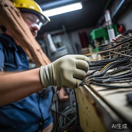 绝缘胶带包扎，防止短路。