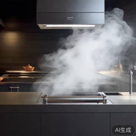 贺喜集成灶，侧吸式，吸烟快，油