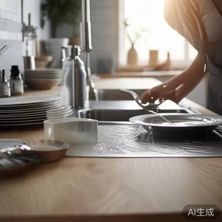 餐具卫生多方法，热水冲洗消毒柜