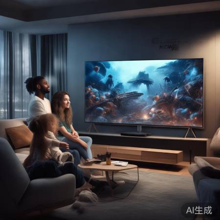 85英寸大屏，沉浸式家庭影院体