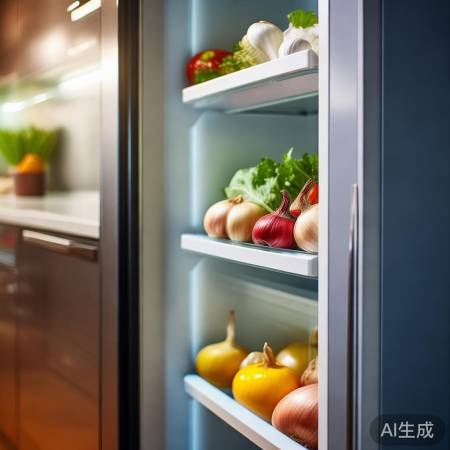 冰箱门口勿放浓味食材