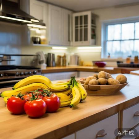 冰箱不宜存香蕉、西红柿、土豆