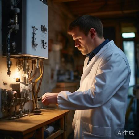 检查壁挂炉点火器，损坏即换新