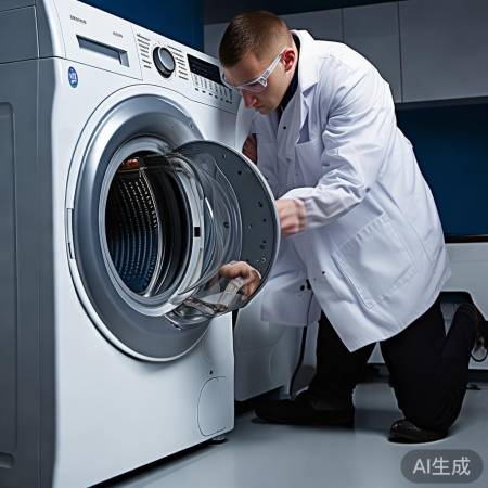 调整洗衣机重心，确保平衡运行