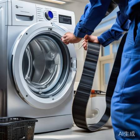 滚筒洗衣机皮带需定期紧固，确保