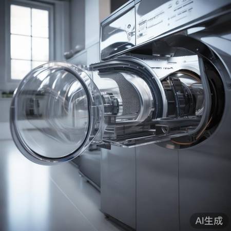 新型洗衣机皮带自锁，操作更简便