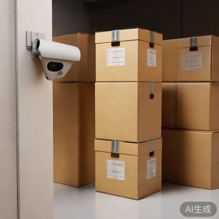 标签标记，摄像头监控，纸箱管理