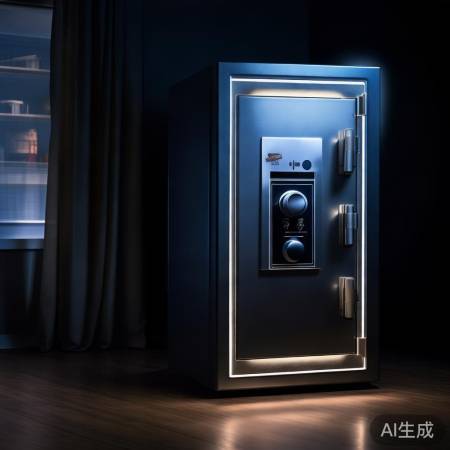 带灯保险柜：感应照明，防盗利器