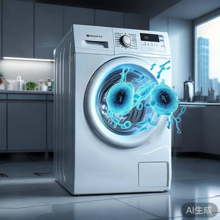 美菱洗衣机，抗菌健康，呵护家人