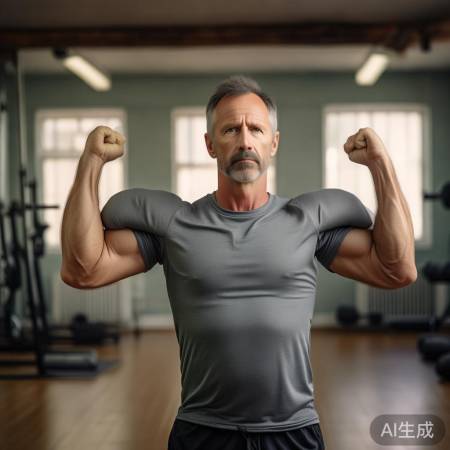 肩部运动，缓解肩周炎。