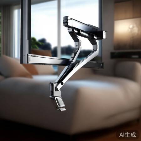 电动电视支架，轻松遥控升降转角