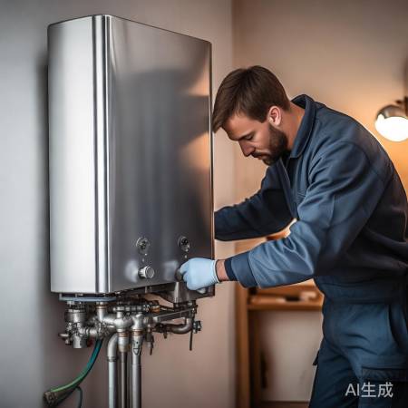 安装壁挂炉,平稳连接,排气温控