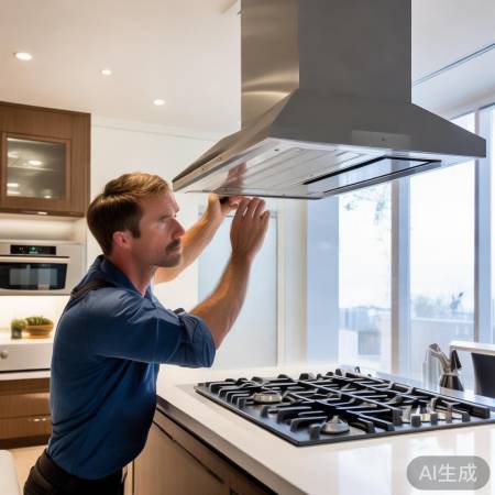 集成灶安装：烟机位置关键，专业