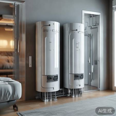 万和热水器，管道布局美观实用