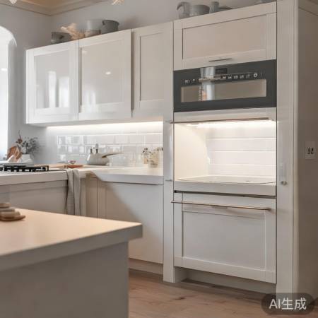 厨房深度60cm，集成灶安装无