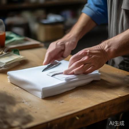 工具备齐：小刀/剪刀，纸巾。