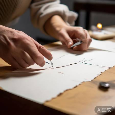 清理边缘，剪毛刺，整洁呈现。