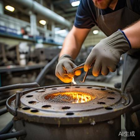 清洁燃烧器，火焰孔畅通。