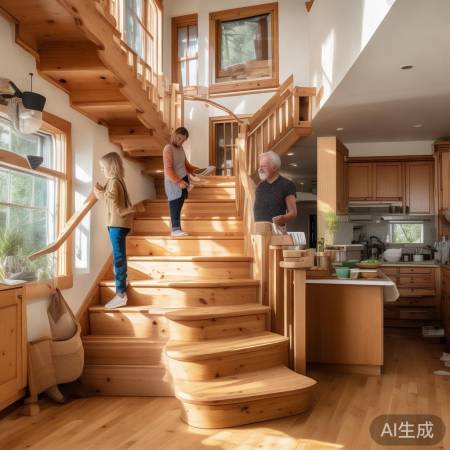 “楼梯下空间巧利用”