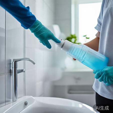 安全使用智能马桶清洁,通风洗手