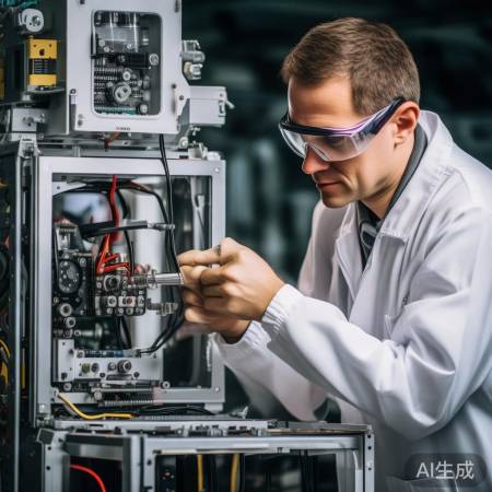 拆卸雷达，注意勿损部件