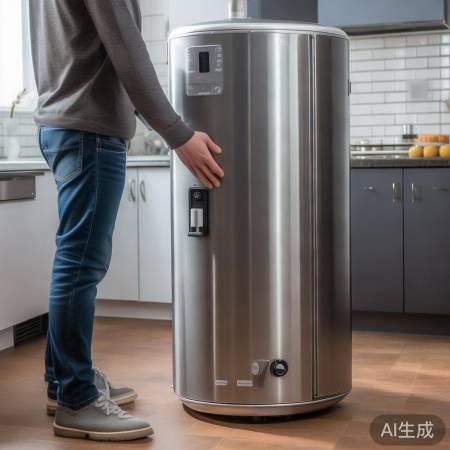 确保安全，接通热水器电源。