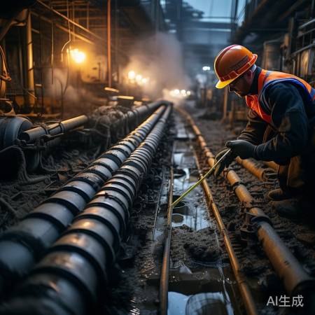 管道排水不畅，坡度不足或管径小