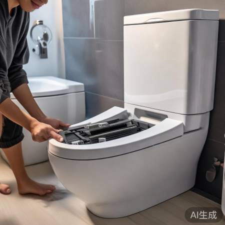 “轻松换电池盒,马桶更智能”