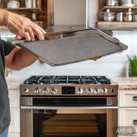 油烟机中网清洗小技巧分享