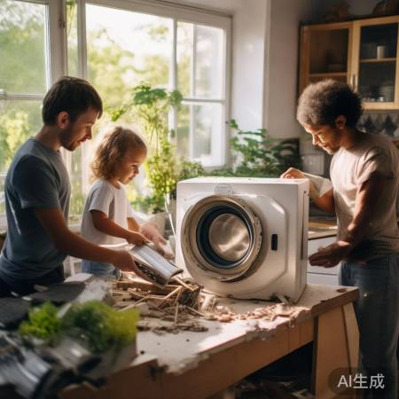 家庭环保,自制洗衣机,亲子共融