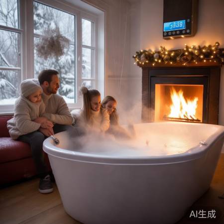 冬天供暖，调温37-40度洗浴