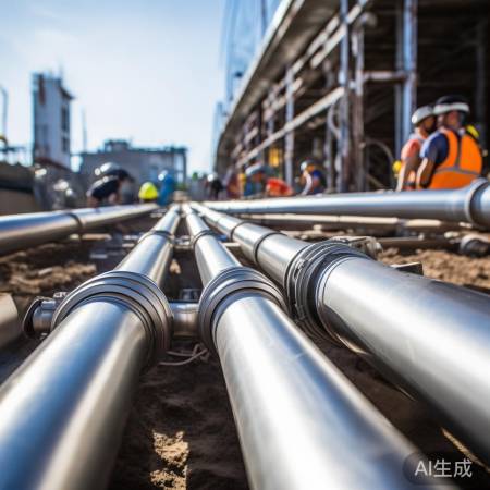 管道连接，检查完好，密封稳定