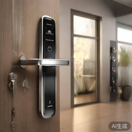 华为指纹锁，安全便捷，多解锁方